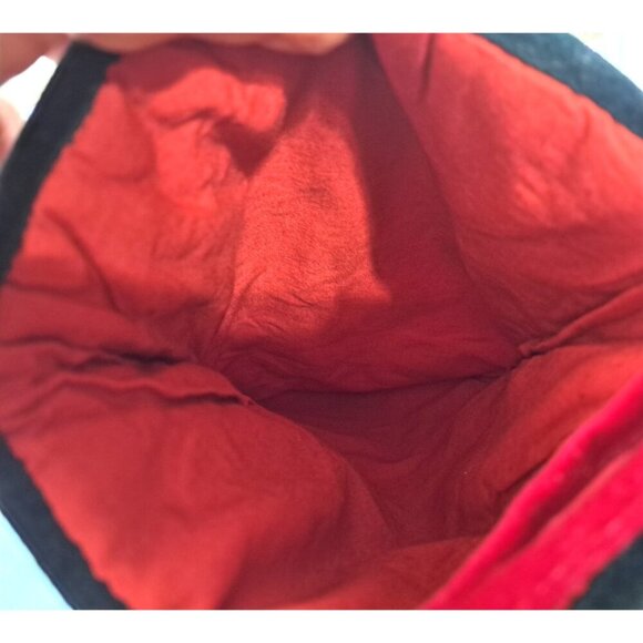 Unbranded Christmas Stocking Red Green Jiingle Bells Sequins Beading - Picture 6 of 8